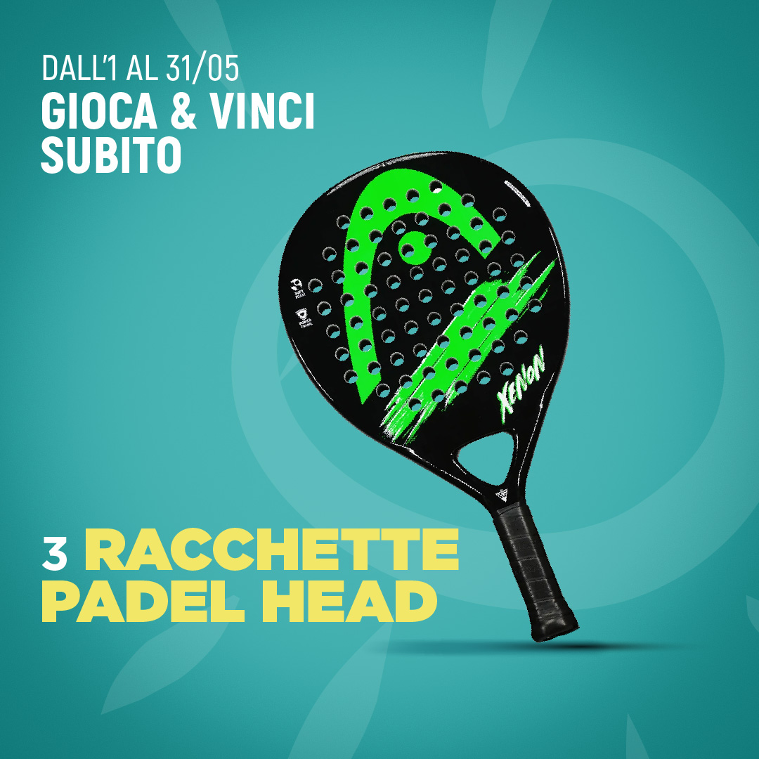 3 racchette padel head